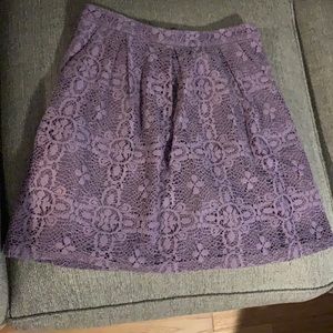 Purple lace skirt with **Pockets**!! Size S petite